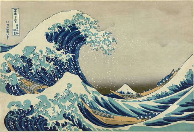 Katsushika Hokusai, "Great Wave Off Kanagawa" (c. 1826-33)
